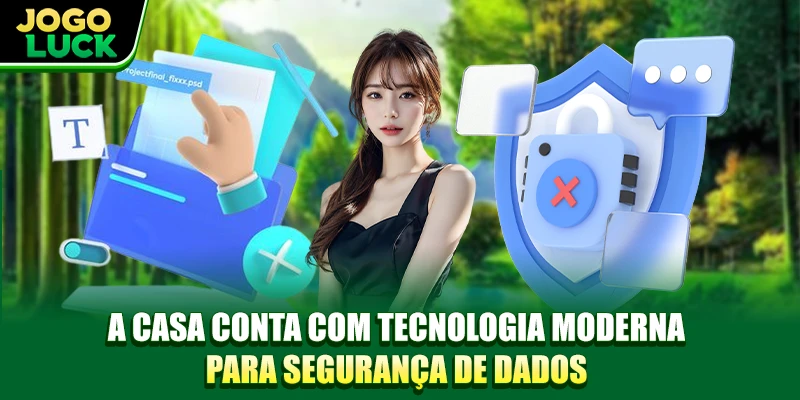 A casa conta com tecnologia moderna para segurança de dados A casa conta com tecnologia moderna para segurança de dados