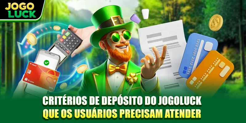 Critérios de Depositar JOGOLUCK que os usuários precisam atender Critérios de Depositar JOGOLUCK que os usuários precisam atender