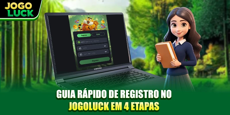 Guia rápido de registrar JOGOLUCK em 4 etapas Guia rápido de registrar JOGOLUCK em 4 etapas