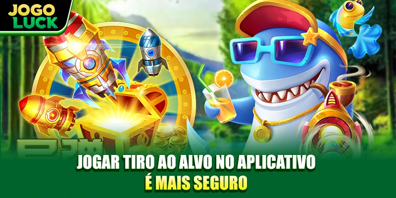 Jogar tiro ao alvo no aplicativo é mais seguro Jogar tiro ao alvo no aplicativo é mais seguro
