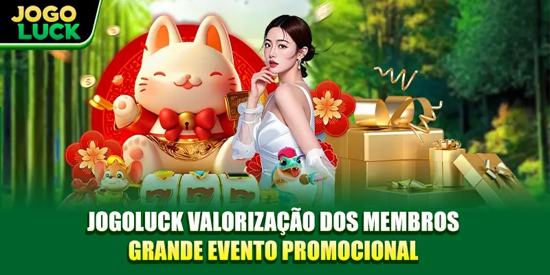 Agradecimento aos membros JOGOLUCK - Grande evento de promoção!