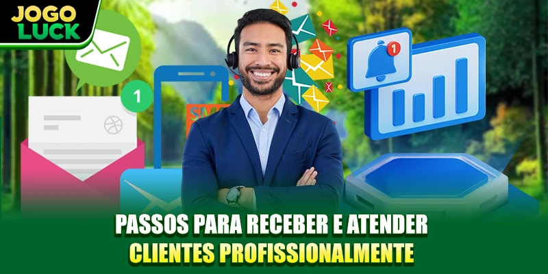 Passos para receber e atender clientes profissionalmente Passos para receber e atender clientes profissionalmente