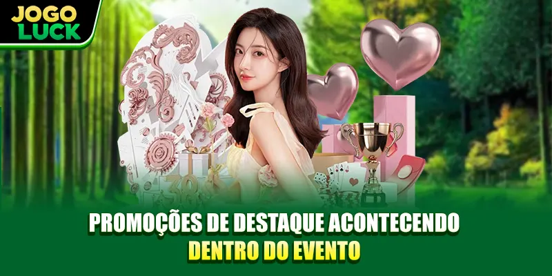 Promoções de destaque acontecendo dentro do evento Promoções de destaque acontecendo dentro do evento