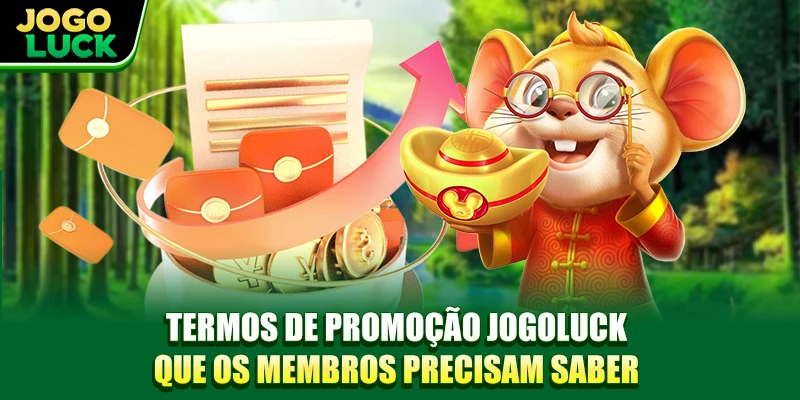 Termos de Promoções JOGOLUCK que os membros precisam saber Termos de Promoções JOGOLUCK que os membros precisam saber