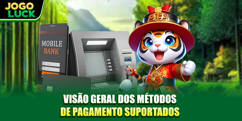 Visão geral dos métodos de pagamento suportados Visão geral dos métodos de pagamento suportados