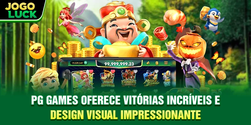 PG Games oferece vitórias incríveis e design visual impressionante