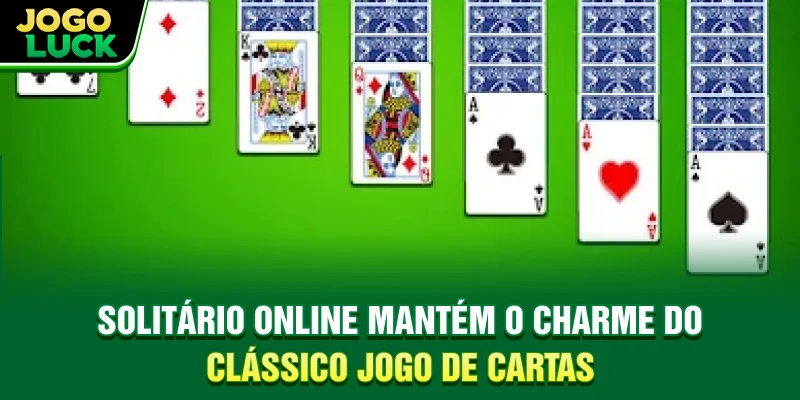 Solitário Online mantém o charme do clássico jogo de cartas