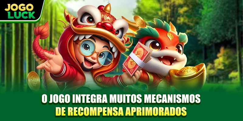 O jogo integra muitos mecanismos de recompensa aprimorados