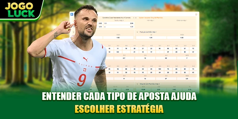 Entender cada tipo de aposta ajuda escolher estratégia